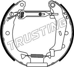 Trusting 6146 - Bremžu loku komplekts autospares.lv