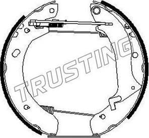 Trusting 629.0 - Bremžu loku komplekts www.autospares.lv