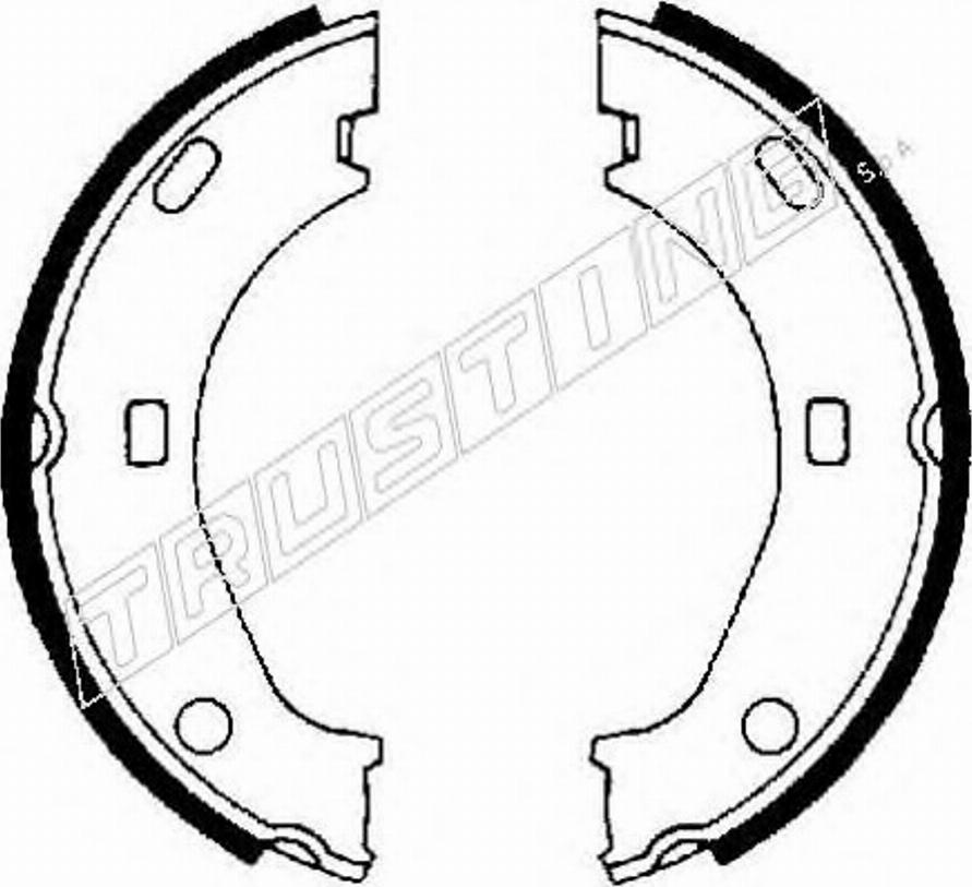 Trusting 094271 - Bremžu loku kompl., Stāvbremze www.autospares.lv