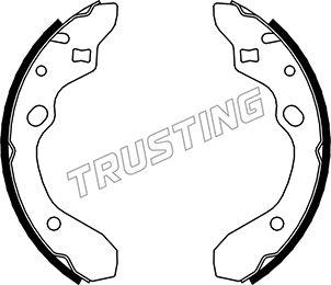 Trusting 049.144 - Bremžu loku komplekts www.autospares.lv