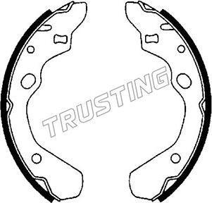 Trusting 049.141 - Bremžu loku komplekts www.autospares.lv