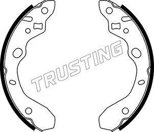 Trusting 049.148 - Bremžu loku komplekts www.autospares.lv