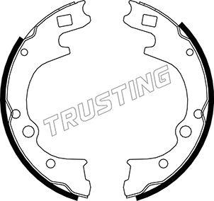 Trusting 049.155 - Bremžu loku komplekts www.autospares.lv