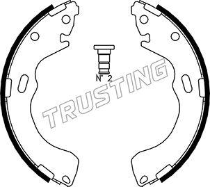 Trusting 049.150 - Bremžu loku komplekts www.autospares.lv