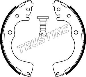 Trusting 049.152 - Bremžu loku komplekts www.autospares.lv