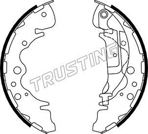 Trusting 049.160 - Bremžu loku komplekts www.autospares.lv