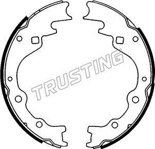 Trusting 049.124 - Bremžu loku komplekts www.autospares.lv