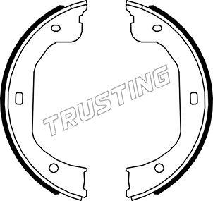 Trusting 049.174 - Bremžu loku kompl., Stāvbremze www.autospares.lv