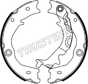 Trusting 049.173 - Bremžu loku kompl., Stāvbremze www.autospares.lv