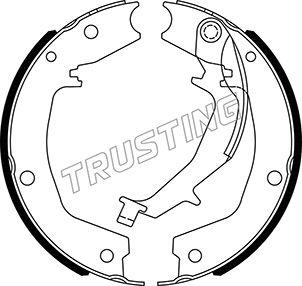 Trusting 049.172 - Bremžu loku kompl., Stāvbremze www.autospares.lv