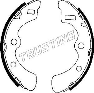 Trusting 044.009 - Bremžu loku komplekts www.autospares.lv