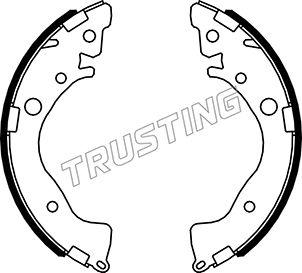 Trusting 044.028 - Bremžu loku komplekts www.autospares.lv