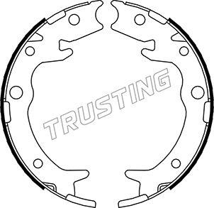 Trusting 044.023 - Bremžu loku kompl., Stāvbremze www.autospares.lv