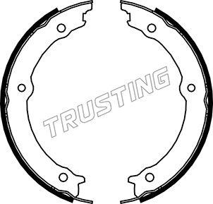 Trusting 045.002 - Bremžu loku kompl., Stāvbremze www.autospares.lv