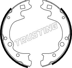 Trusting 046.209 - Bremžu loku komplekts www.autospares.lv