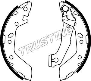 Trusting 046.205 - Bremžu loku komplekts www.autospares.lv