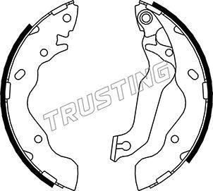 Trusting 046.206 - Bremžu loku komplekts www.autospares.lv