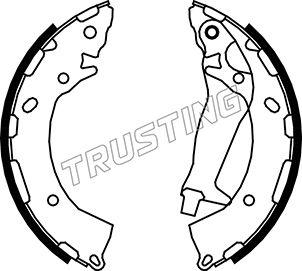 Trusting 046.225 - Bremžu loku komplekts www.autospares.lv