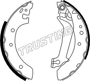 Trusting 040.142 - Bremžu loku komplekts www.autospares.lv