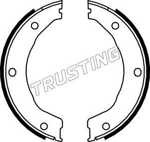 Trusting 040.158 - Bremžu loku kompl., Stāvbremze autospares.lv