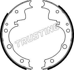 Trusting 040.152 - Bremžu loku komplekts www.autospares.lv