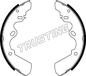 Trusting 047.353 - Brake Shoe Set www.autospares.lv