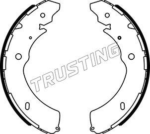 Trusting 047.379 - Bremžu loku komplekts www.autospares.lv