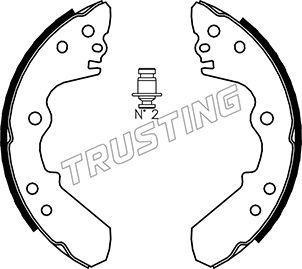 Trusting 047.371 - Bremžu loku komplekts www.autospares.lv