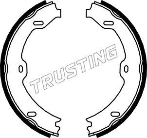 Trusting 052.130 - Bremžu loku kompl., Stāvbremze www.autospares.lv