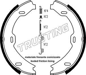 Trusting 052.128K - Bremžu loku kompl., Stāvbremze www.autospares.lv