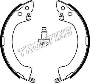 Trusting 064.154 - Bremžu loku komplekts www.autospares.lv