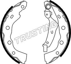 Trusting 064.170 - Bremžu loku komplekts www.autospares.lv