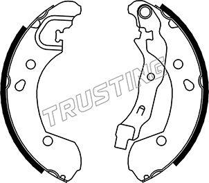 Trusting 067.192 - Bremžu loku komplekts www.autospares.lv