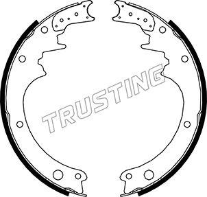 Trusting 067.165 - Bremžu loku komplekts www.autospares.lv