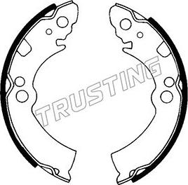 Trusting 067.162 - Bremžu loku komplekts www.autospares.lv