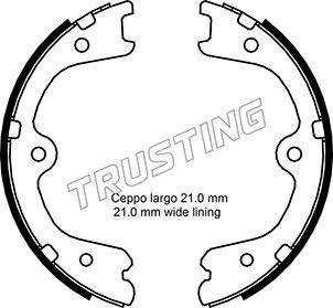 Trusting 067.200 - Bremžu loku kompl., Stāvbremze www.autospares.lv