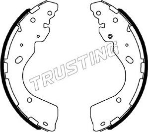 Trusting 067.203 - Bremžu loku komplekts www.autospares.lv