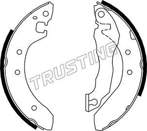 Trusting 007.015 - Bremžu loku komplekts www.autospares.lv