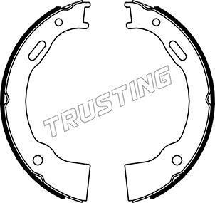 Trusting 088.242 - Bremžu loku kompl., Stāvbremze www.autospares.lv