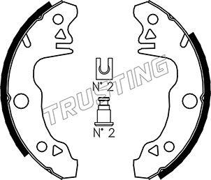 Trusting 088.205 - Bremžu loku komplekts www.autospares.lv