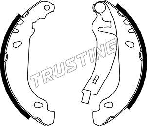 Trusting 088.216Y - Bremžu loku komplekts www.autospares.lv