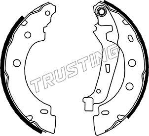 Trusting 088.230 - Bremžu loku komplekts www.autospares.lv