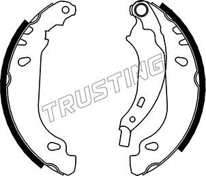 Trusting 088.231 - Brake Shoe Set www.autospares.lv