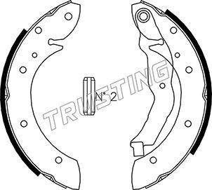 Trusting 088.223 - Brake Shoe Set www.autospares.lv