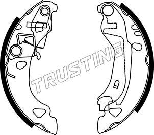 Trusting 034.094 - Bremžu loku komplekts www.autospares.lv