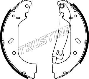 Trusting 034.098Y - Bremžu loku komplekts www.autospares.lv