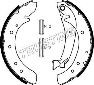 Trusting 034.097 - Brake Shoe Set www.autospares.lv