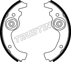 Trusting 034.038 - Bremžu loku komplekts www.autospares.lv