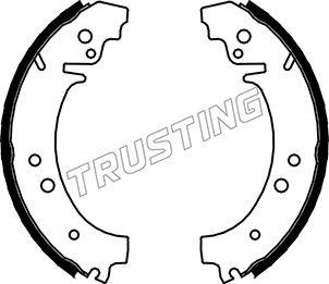 Trusting 034.076 - Bremžu loku komplekts www.autospares.lv