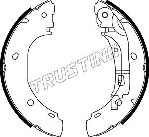 Trusting 034.106 - Bremžu loku komplekts www.autospares.lv